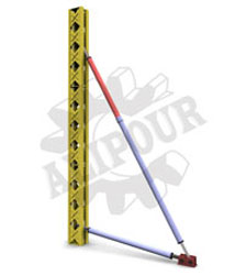 سکوی بتن ریزی ، دیوار برشی ، مجتمع صنعتی علیپور