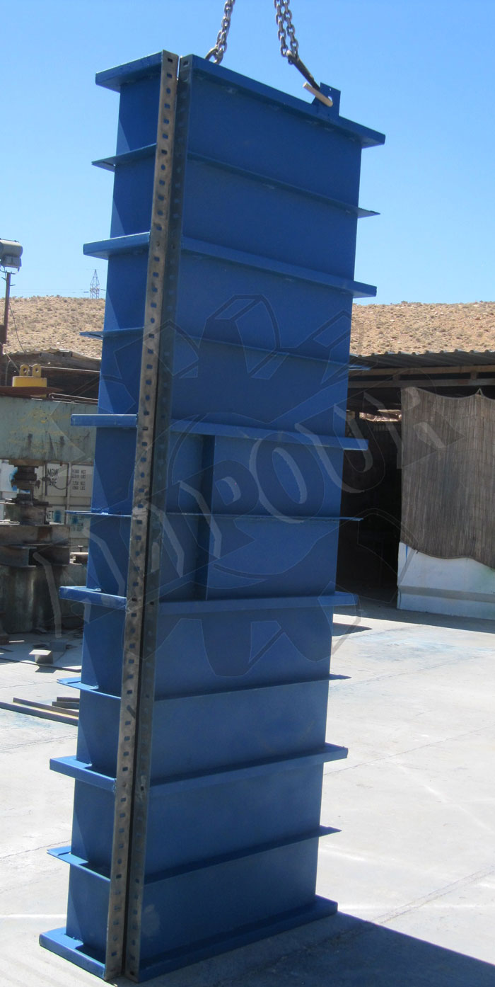 قالب ستون ، مجتمع صنعتی علیپور ، قالب ستون چهارگوش معمولي ، قالب ستون گرد