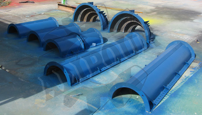 قالب ستون ، مجتمع صنعتی علیپور ، قالب ستون چهارگوش معمولي ، قالب ستون گرد