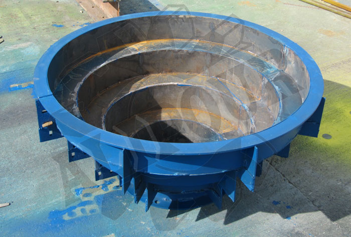 قالب ستون ، مجتمع صنعتی علیپور ، قالب ستون چهارگوش معمولي ، قالب ستون گرد