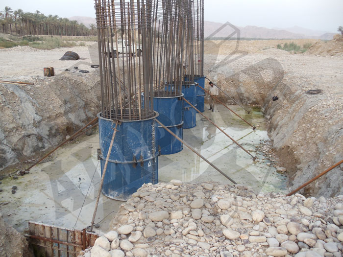 قالب ستون ، مجتمع صنعتی علیپور ، قالب ستون چهارگوش معمولي ، قالب ستون گرد