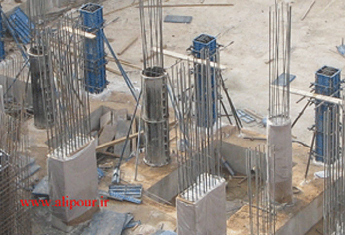 قالب مدور ، قالب لوله ، قالب ستون ، قالب ستون مدور ، مجتمع صنعتی علیپور