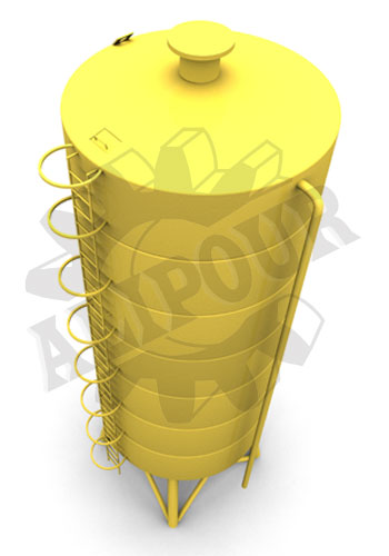 سیلوی سیمان ، سیلو ، مخزن ، مخزن هوایی ، مخزن زمینی ، مجتمع صنعتی علیپور