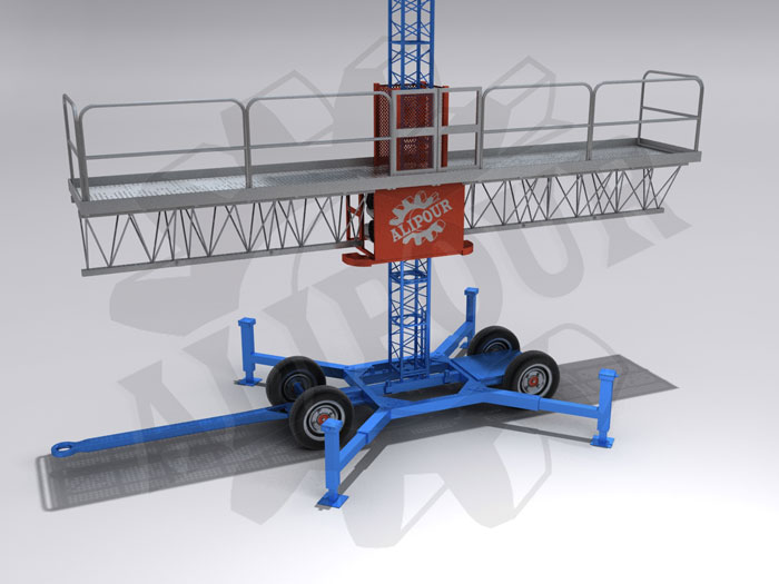 داربست مکانیزه ، جک سقفی ، داربست متحرک ، داربست ، سرجک ، جک ، مجتمع صنعتی علیپور